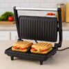 Электрогриль прижимной LB-58022, 850 Вт, контактный гриль для мяса, рыбы, овощей и сэндвичей, антипригарное покрытие