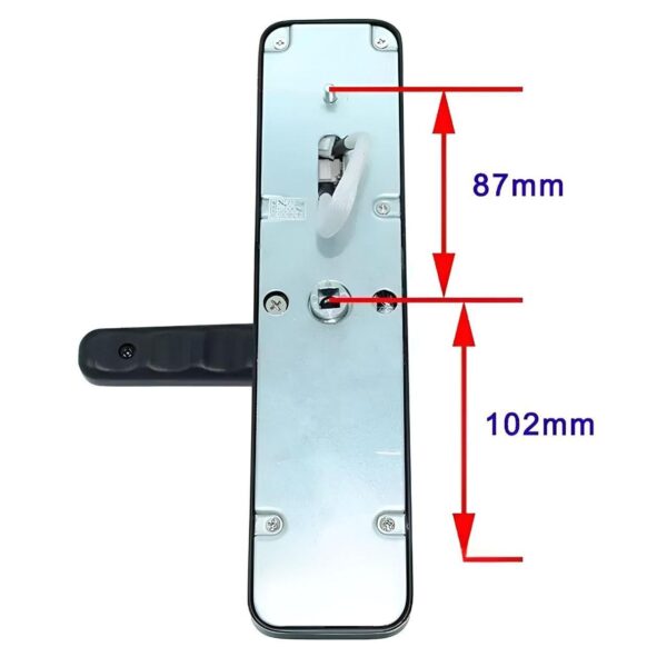 Умный дверной замок с биометрией на батарейках и USB, Bluetooth, TUYA / Электронный замок с паролем