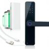 Умный дверной замок с биометрией на батарейках и USB, Bluetooth, TUYA / Электронный замок с паролем