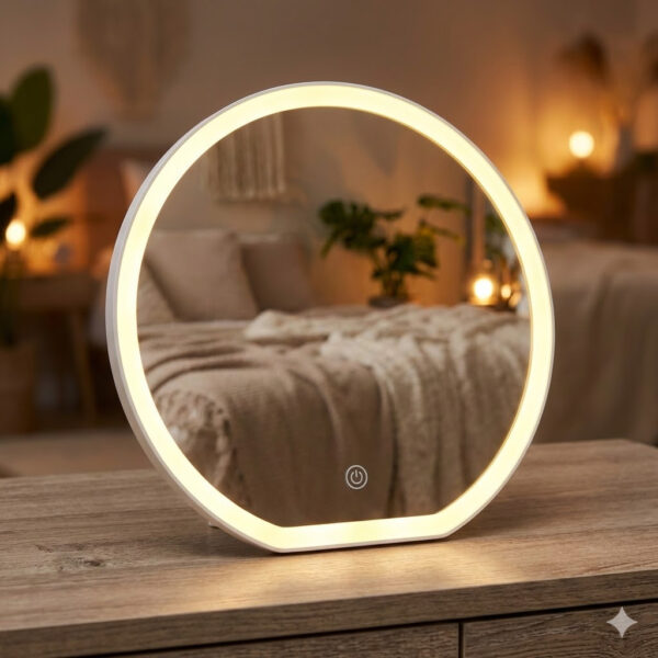 Настольное косметическое зеркало для макияжа с LED-подсветкой XL-1646