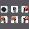 Аккумуляторная машинка для стрижки 6в1 с USB, VGR V-106 / Набор для стрижки волос и бороды / Мужской триммер