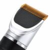 Беспроводная машинка для стрижки Gemei GM-550, 2 съемных аккумулятора, регулировка длины стрижки от 0,8 мм, титановое покрытие