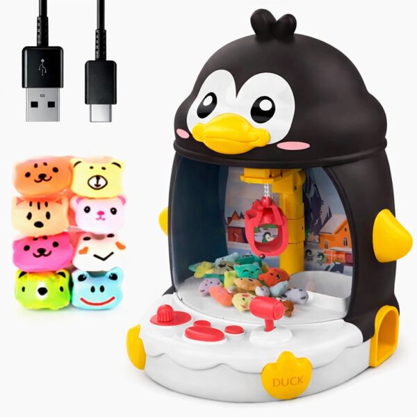 Интерактивная игрушка Пингвин 33х29х26 см с мини-призами от USB и батареек для детей от 3 лет