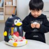 Интерактивная игрушка Пингвин 33х29х26 см с мини-призами от USB и батареек для детей от 3 лет