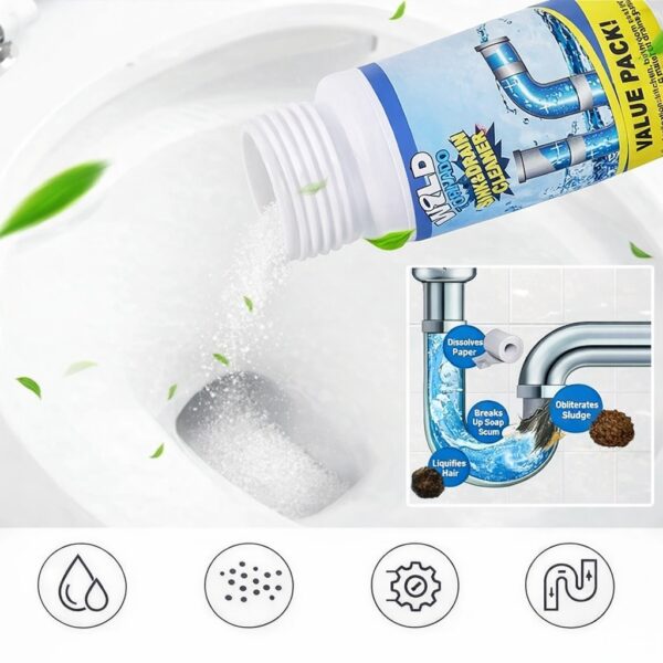 Очиститель для труб и мойки WILD Tornado Sink & Drain Cleaner, порошок 100 мл