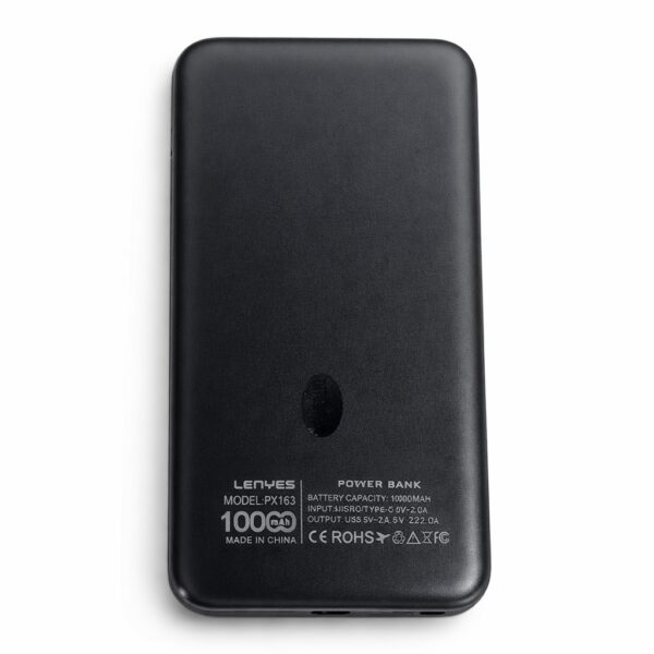 Внешний аккумулятор Power Bank Lenyes PX163 10000 mAh li-ion два usb выхода 136х68х15 6 мм