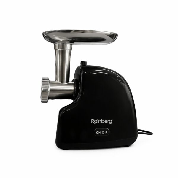 Мощная электрическая мясорубка Rainberg RB-2319 3000 Вт для фарша и заготовок черная