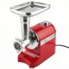 Мясорубка электрическая Rainberg RB-2270, 3800 Вт, красная, 3 в 1, с соковыжималкой и овощерезкой