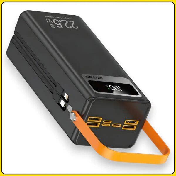 Повербанк-Гигант 60000mAh "Полная Автономность" TUGII-Y106 + Мощный LED-Прожектор (22.5 Вт)