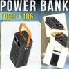 Повербанк-Гигант 60000mAh "Полная Автономность" TUGII-Y106 + Мощный LED-Прожектор (22.5 Вт)