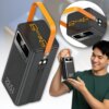 Повербанк-Гигант 60000mAh "Полная Автономность" TUGII-Y106 + Мощный LED-Прожектор (22.5 Вт)