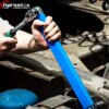 Гибкий удлинитель для торцевых головок с адаптерами, шарнирный ключ 180°, набор переходников 1/4″–3/8″–1/2″