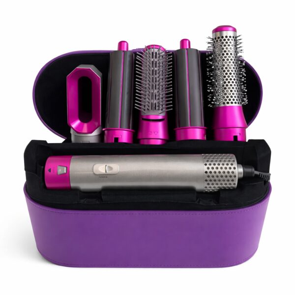 Стайлер для укладки волос Hot Air Styler 5в1 с эффектом Коанда, 1000 Вт, 5 насадок, с кейсом
