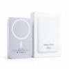 Магнитный павербанк Magnetic Battery Pack 20000 mAh с беспроводной зарядкой 15W (MagSafe совместимый), белый