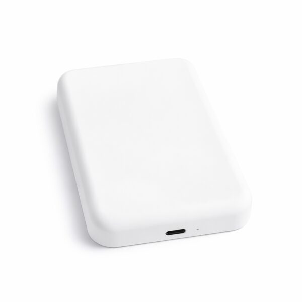 Магнитный павербанк Magnetic Battery Pack 20000 mAh с беспроводной зарядкой 15W (MagSafe совместимый), белый