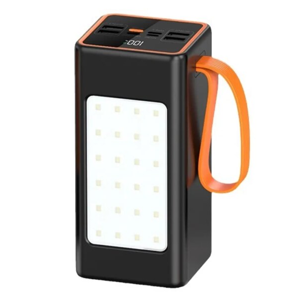 Мощный Power Bank 70000 mAh с быстрой зарядкой XP-51 20W, кемпинговой LED-лампой и цифровым дисплеем