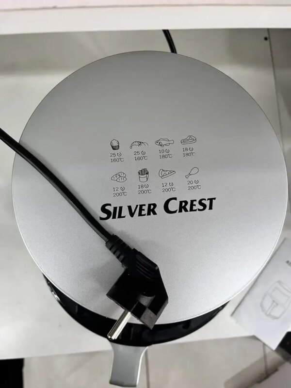 УЦЕНКА! Аэро-фритюрница цифровая безмаслянная фритюрница 6 литров SILVER CREST S-18 2400W (Повреждение ручки 3445)