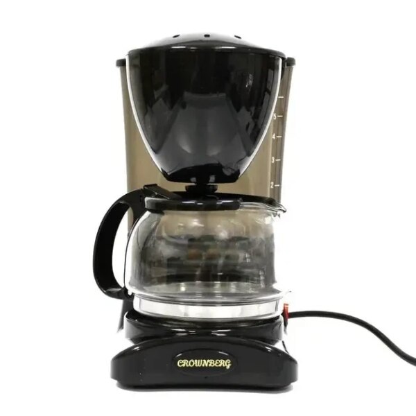 УЦЕНКА! Капельная кофеварка Crownberg Cb 1563 800W со стеклянной колбой (Нет упаковки 3364)