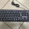 УЦЕНКА! Набор клавиатура + мышь проводные, USB подключение, офис/дом, черный цвет (Нет упаковки 3375)