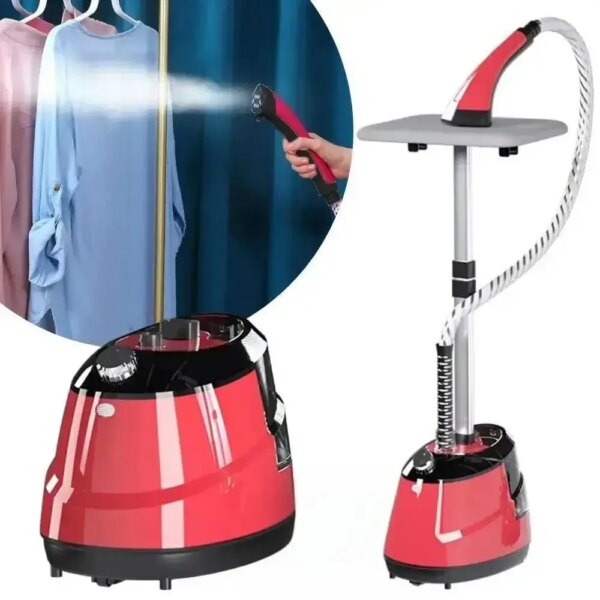 УЦЕНКА! Отпариватель вертикальный для одежды Garment Steamer 2000W Красный (Трещина на корпусе 3446)