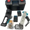 УЦЕНКА! Цепная пила с шиной 12 дюймов и 2 аккумуляторами 48В в кейсе Electric Saw Blue (Без зарядки 3443)