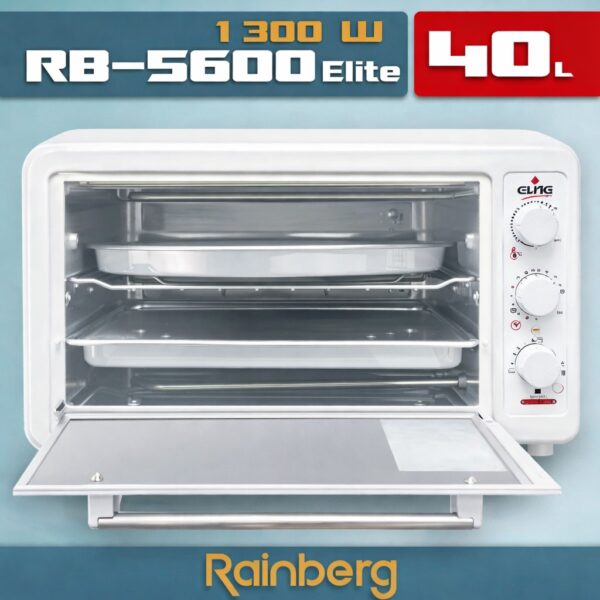 УЦЕНКА! Электрическая Печь Elite Rainberg RB-5600 1300 Вт Объем 40 литров (Плохая упаковка, вмятина на корпусе 3447)