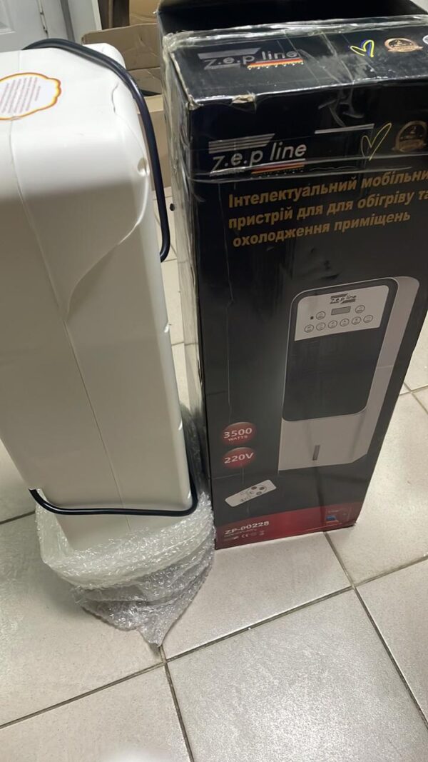 УЦЕНКА! Напольный кондиционер для охлаждения+обогрев 3500Вт Zepline ZP-00228 (Повреждён корпус 3398)
