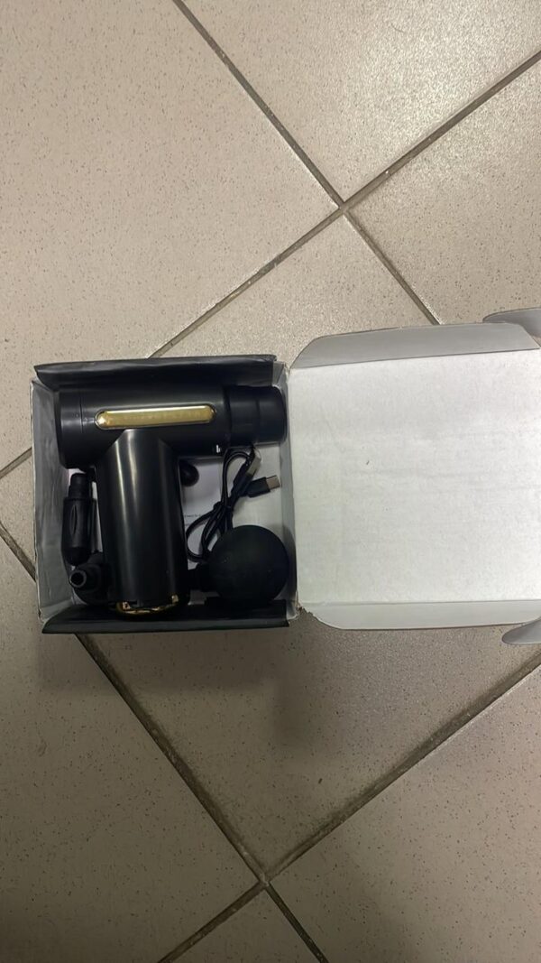 УЦЕНКА! Массажер мышечный ручной Massage Gun Аккумуляторный (Повреждение корпуса 3407)