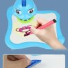 УЦЕНКА! Детский столик проектор для рисования Projector Painting набор с проектором, фломастеры Синий (Плохая упаковка 3429)