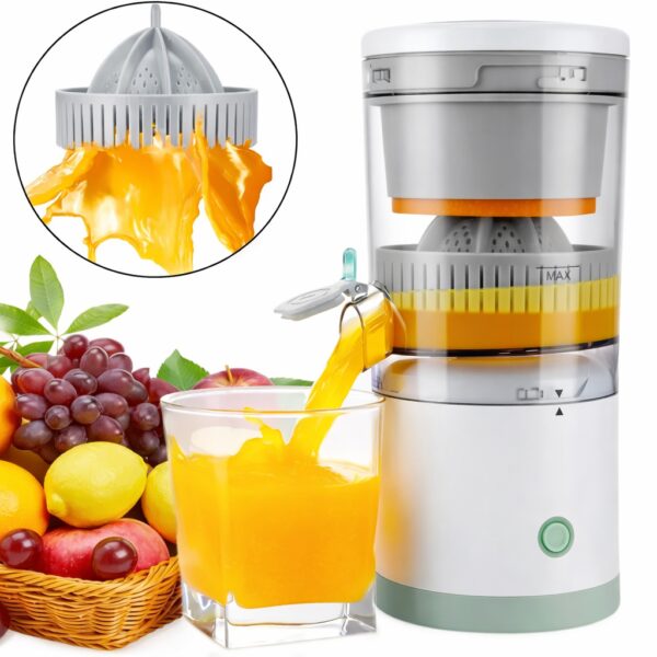 УЦЕНКА! Аккумуляторная соковыжималка Citrus Juicer от USB 0.4л (Плохая упаковка, нет носика 3424)