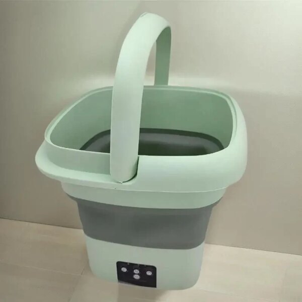 УЦЕНКА! Портативная складная стиральная машина Mini Folding Washing Machine 11 л, с функцией отжима (плохая упаковка 3420)