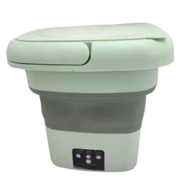 УЦЕНКА! Портативная складная стиральная машина Mini Folding Washing Machine 11 л, с функцией отжима (плохая упаковка 3420)