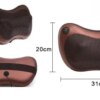 УЦЕНКА! Массажная подушка MASSAGE PILLOW QY-8028 инфракрасный роликовий массажер (Плохая упаковка 3393)