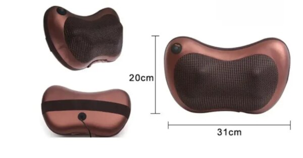 УЦЕНКА! Массажная подушка MASSAGE PILLOW QY-8028 инфракрасный роликовий массажер (Плохая упаковка 3393)