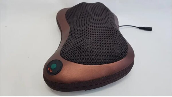 УЦЕНКА! Массажная подушка MASSAGE PILLOW QY-8028 инфракрасный роликовий массажер (Плохая упаковка 3393)