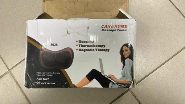 УЦЕНКА! Массажная подушка MASSAGE PILLOW QY-8028 инфракрасный роликовий массажер (Плохая упаковка 3393)
