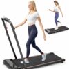 Складная беговая дорожка Sperax Walking Pad 3-в-1 DOR-1717 Black, до 150 кг, скорость до 12 км/ч, тихая, двигатель 3.0 л.с