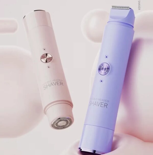Аккумуляторный эпилятор-мини бритва SHAVER 2в1 101N Esonstyle с двумя насадками Pruning/Shave off, USB-зарядка, водонепроницаемы