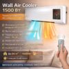 УЦЕНКА! Настенный обогреватель Wall Air Cooler с пультом — мощность 1500 Вт, для комнаты до 20 м² (Плохая упаковка 3452)