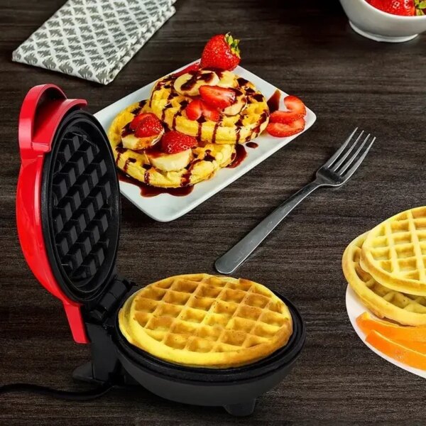 УЦЕНКА! Вафельница мини для бельгийских вафель Mini Waffle Maker (Плохая упаковка 3459)
