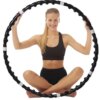 УЦЕНКА! Утяжеленный массажний обруч Хула Хуп с магнитами Massaging exerciser (Повреждение одного звена, Плохая упаковка 3464)