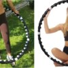 УЦЕНКА! Утяжеленный массажний обруч Хула Хуп с магнитами Massaging exerciser (Повреждение одного звена, Плохая упаковка 3464)