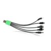 УЦЕНКА! Солнечная зарядная станция OK-718S-A с LED+COB фонарём 10 Вт, PowerBank, солнечная панель (Плохая упаковка, трещина 3466)