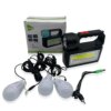 УЦЕНКА! Солнечная зарядная станция OK-718S-A с LED+COB фонарём 10 Вт, PowerBank, солнечная панель (Плохая упаковка, трещина 3466)
