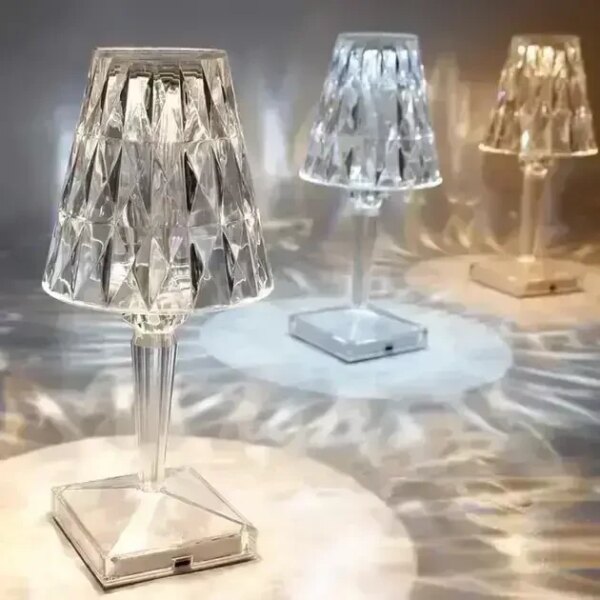 УЦЕНКА! Декоративный LED светильник ночник Diamond light Бриллиант (Плохая упаковка 3468)