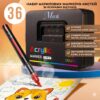 Акриловые маркеры 36 цветов кисть для рисования Acrylic MAP-13