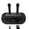 Портативная Bluetooth колонка ZQS4247 16Вт с 2 микрофонами караоке USB TF FM AUX