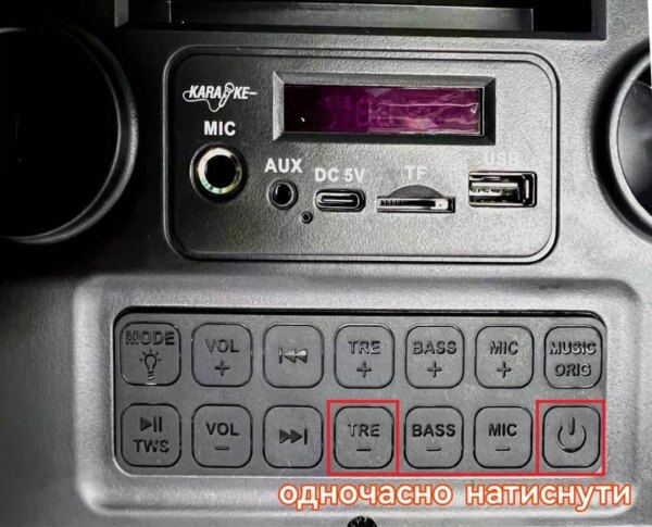 Портативная Bluetooth колонка ZQS4247 16Вт с 2 микрофонами караоке USB TF FM AUX