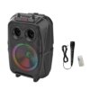 Портативная Bluetooth колонка ZQS8120 с LED-подсветкой, микрофоном и FM-приемником (20 Вт)