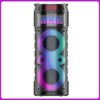 Портативная Bluetooth колонка 2х6.5" с проводным микрофоном и пультом ДУ JQS6221 30W